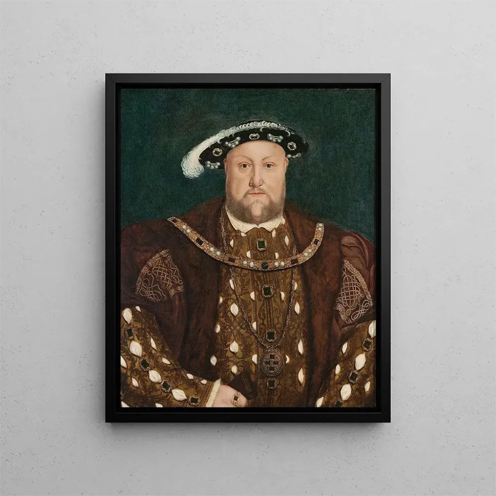 Gemälde Der König Heinrich VIII. - Nach Hans Holbein dem Jüngeren | Kunstdruck