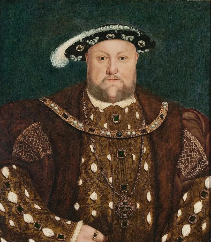 Gemälde Der König Heinrich VIII. - Nach Hans Holbein dem Jüngeren | Kunstdruck