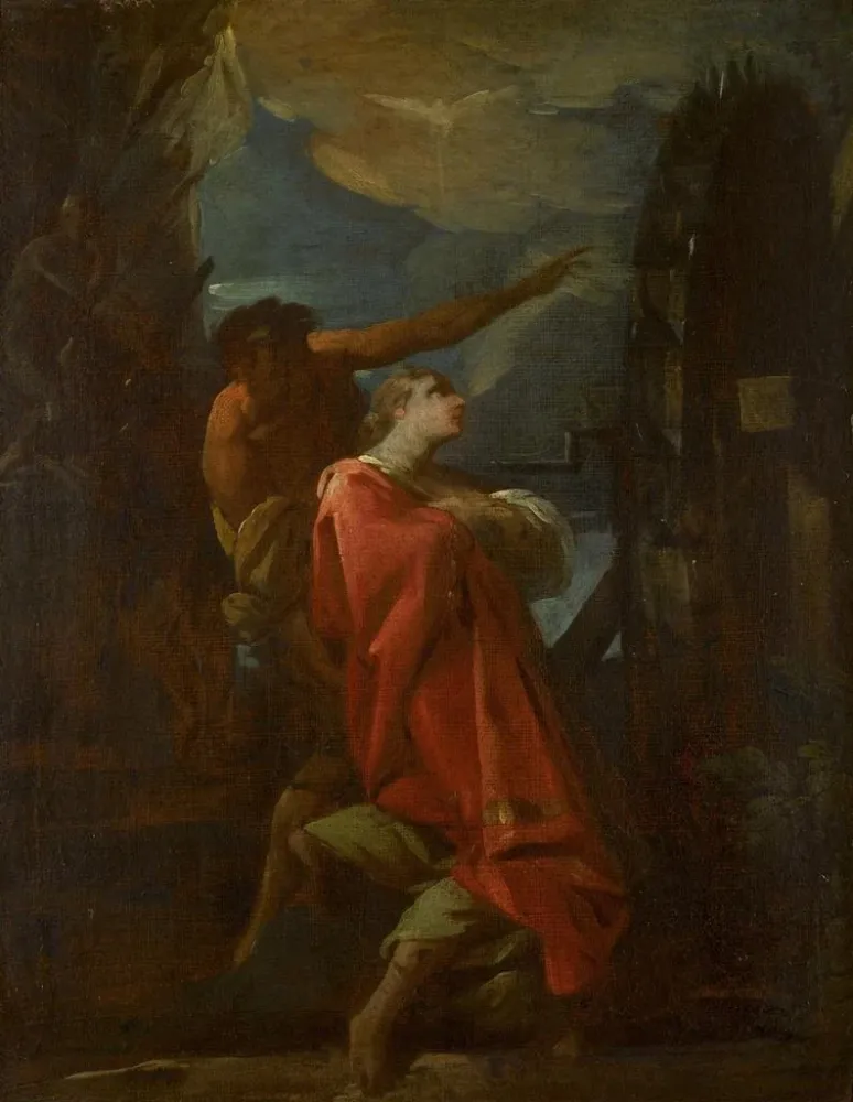 Gemälde Der Martyrium der heiligen Katharina - Antonio González Velázquez | Kunstdruck