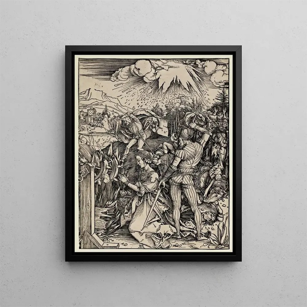 Gemälde Der Märtyrertod der heiligen Katharina von Alexandria - Albrecht Dürer | Kunstdruck