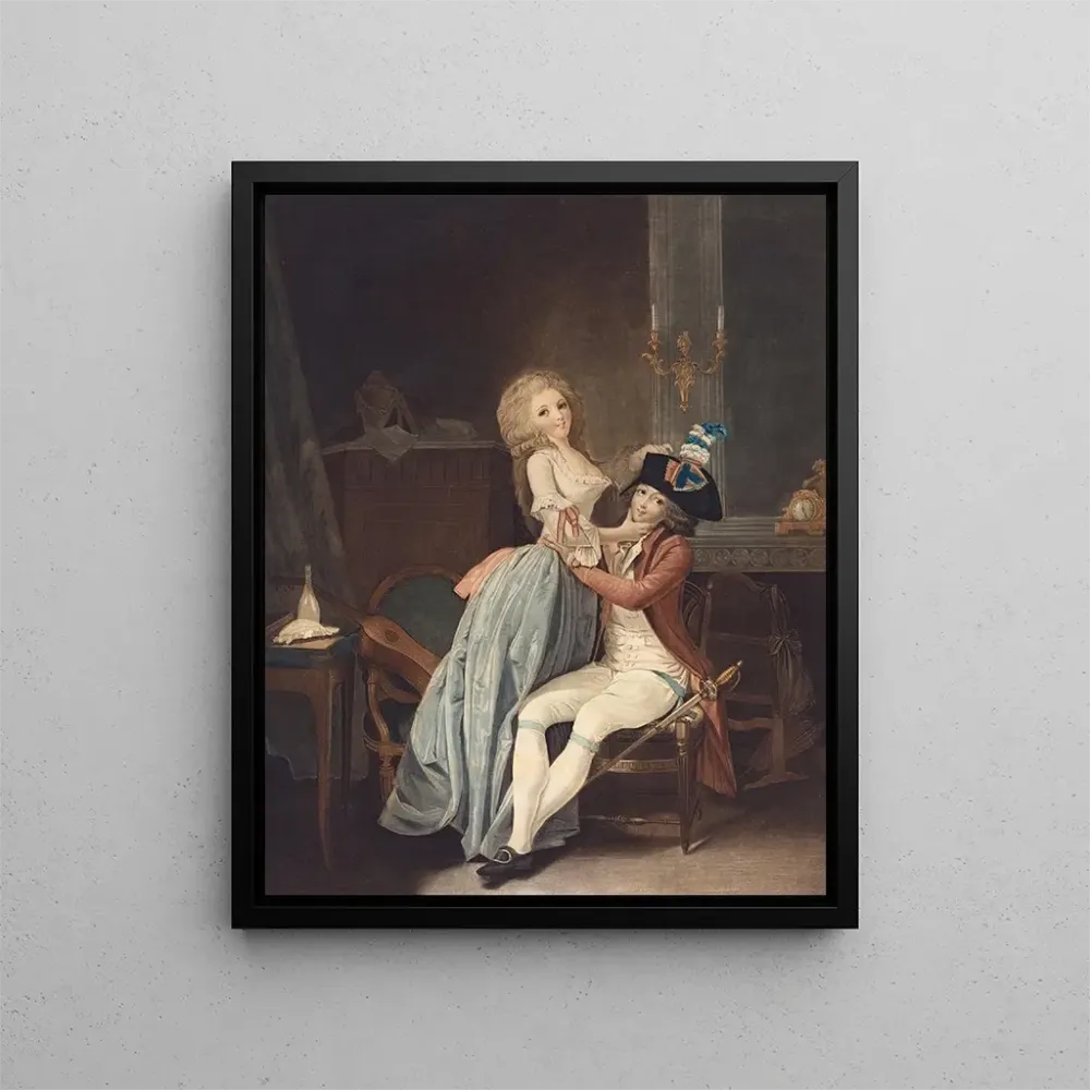 Gemälde Der nationale Kokarde - Auguste Claude Simon Legrand nach Louis Léopold Boilly | Kunstdruck