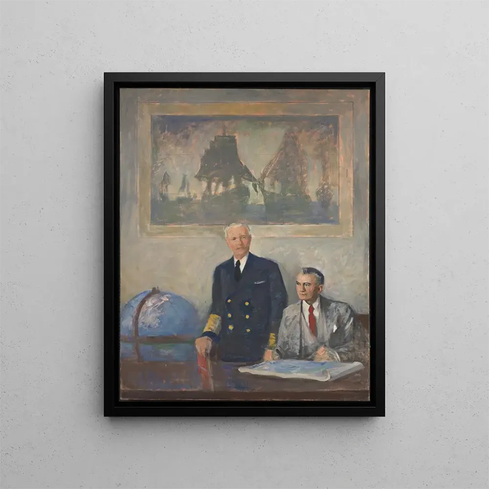 Gemälde Der Oberbefehl, rechte Tafel - Augustus Vincent Tack | Kunstdruck