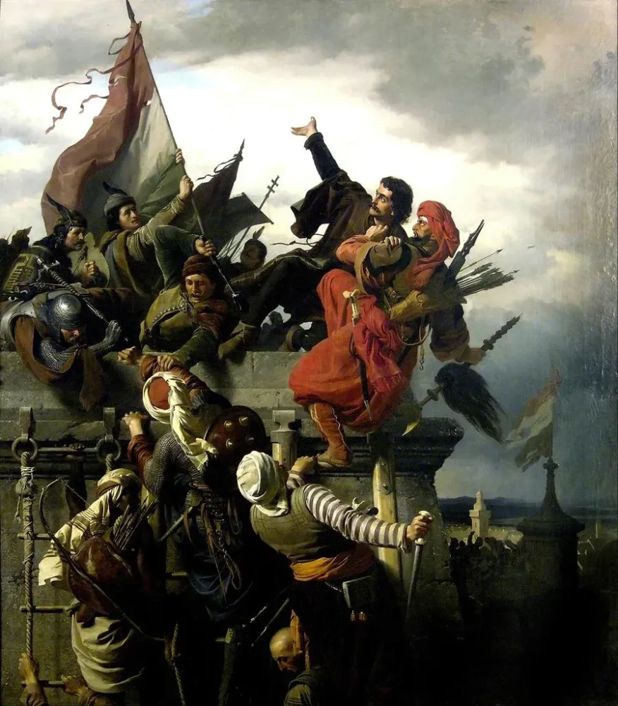 Gemälde Der Opferselbst von Titusz Dugovics - Alexander von Wagner | Kunstdruck