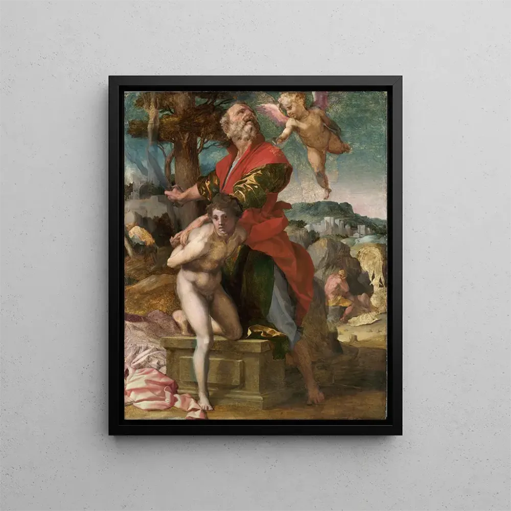 Gemälde Der Opferung Isaaks - Andrea del Sarto | Kunstdruck