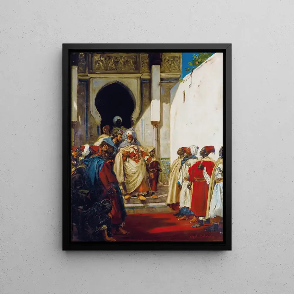 Gemälde Der Pacha sort - Alfred Dehodencq | Kunstdruck