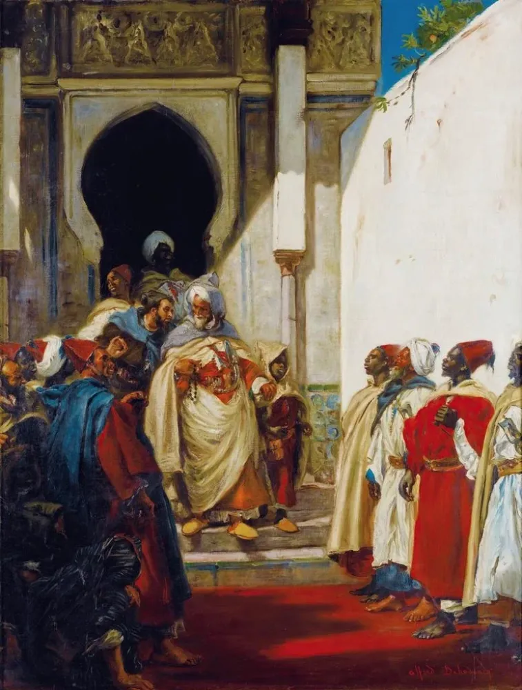 Gemälde Der Pacha sort - Alfred Dehodencq | Kunstdruck