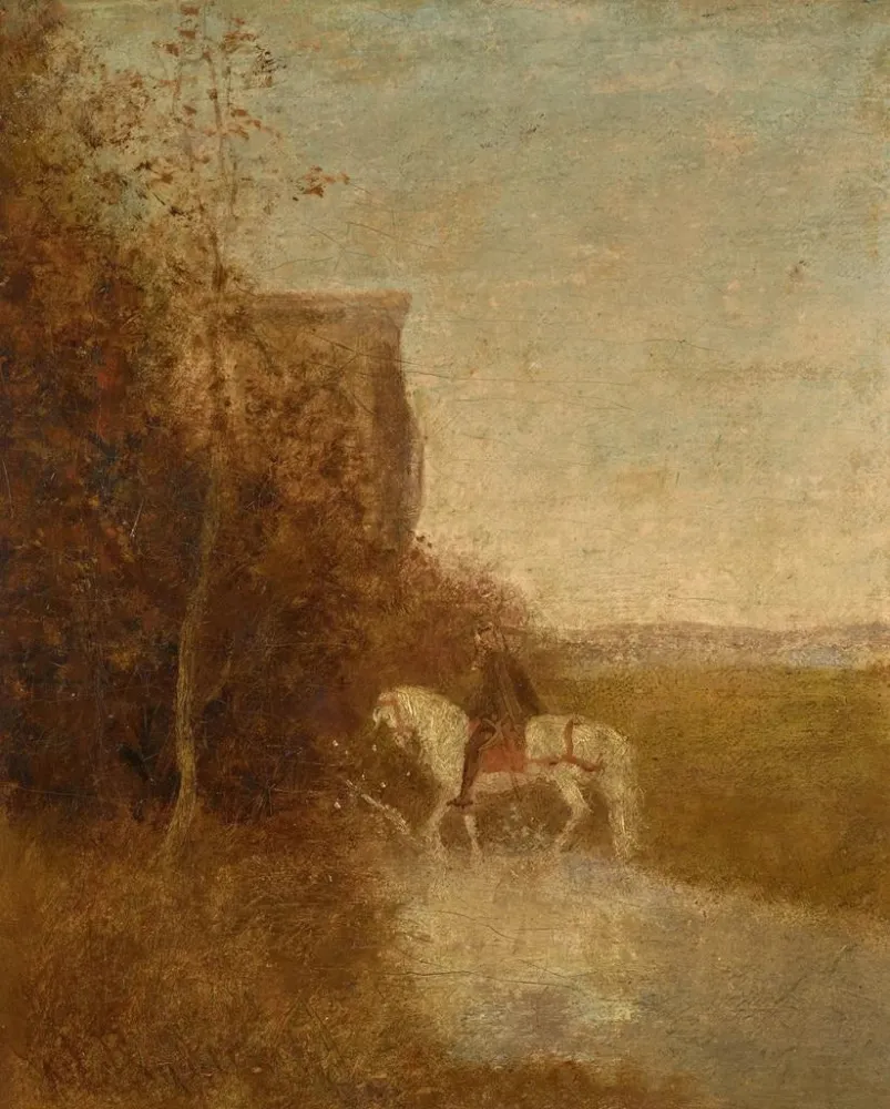 Gemälde Der Pilgerfahrt von Childe Harold - Albert Pinkham Ryder | Kunstdruck