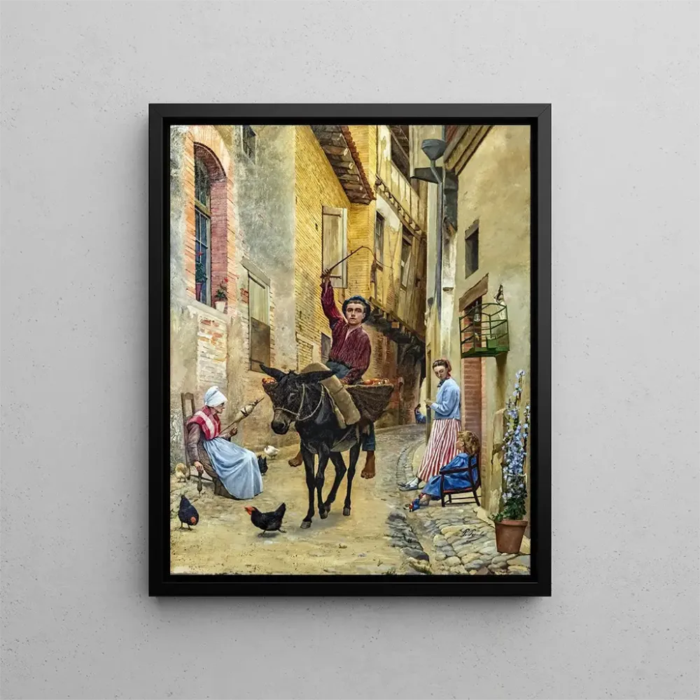 Gemälde Der Pilzsammler - Paul Prouho | Kunstdruck