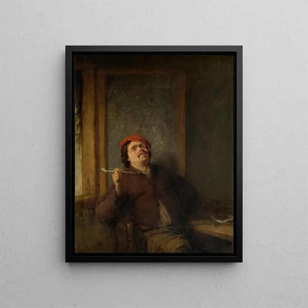 Gemälde Der Raucher - Adriaen van Ostade | Kunstdruck