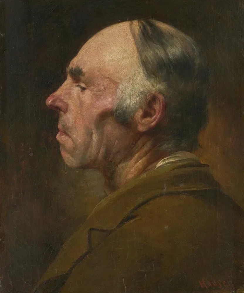 Gemälde Der Schwabe - Alois Hauser | Kunstdruck