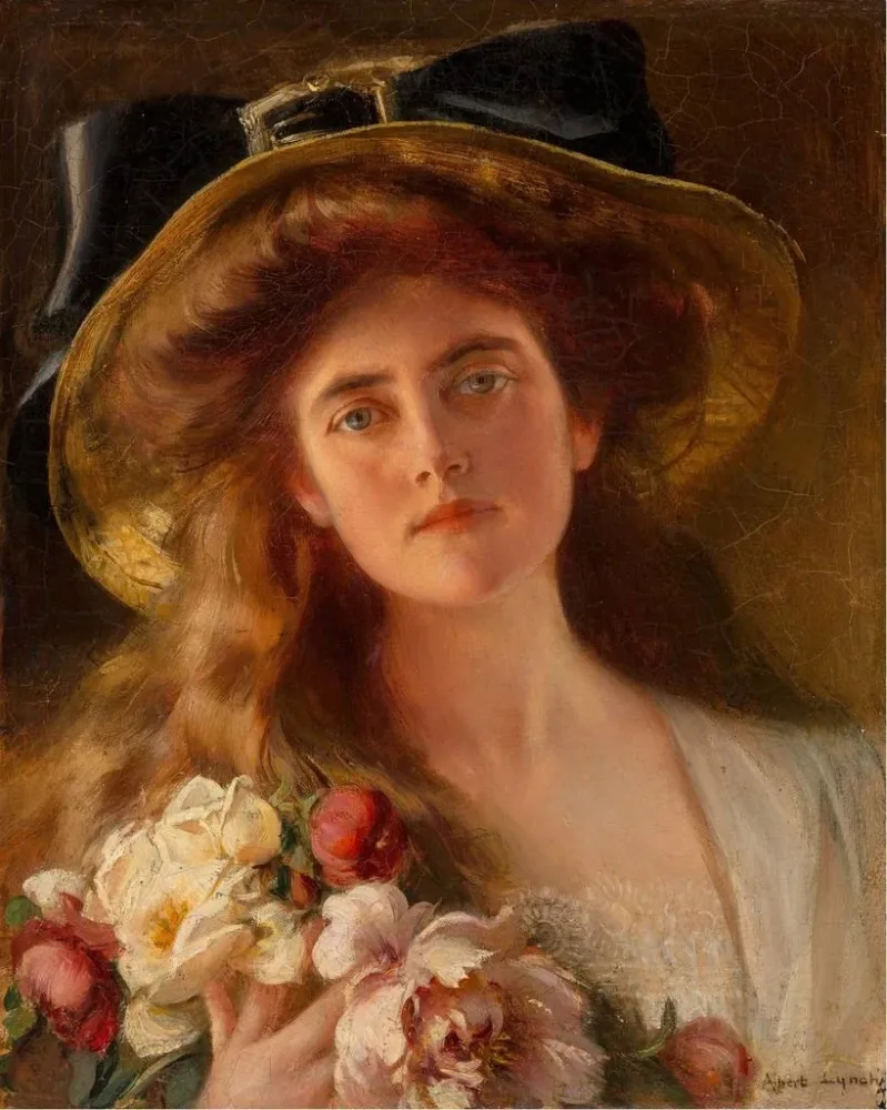 Gemälde Der Sommerportikus - Albert Lynch | Kunstdruck