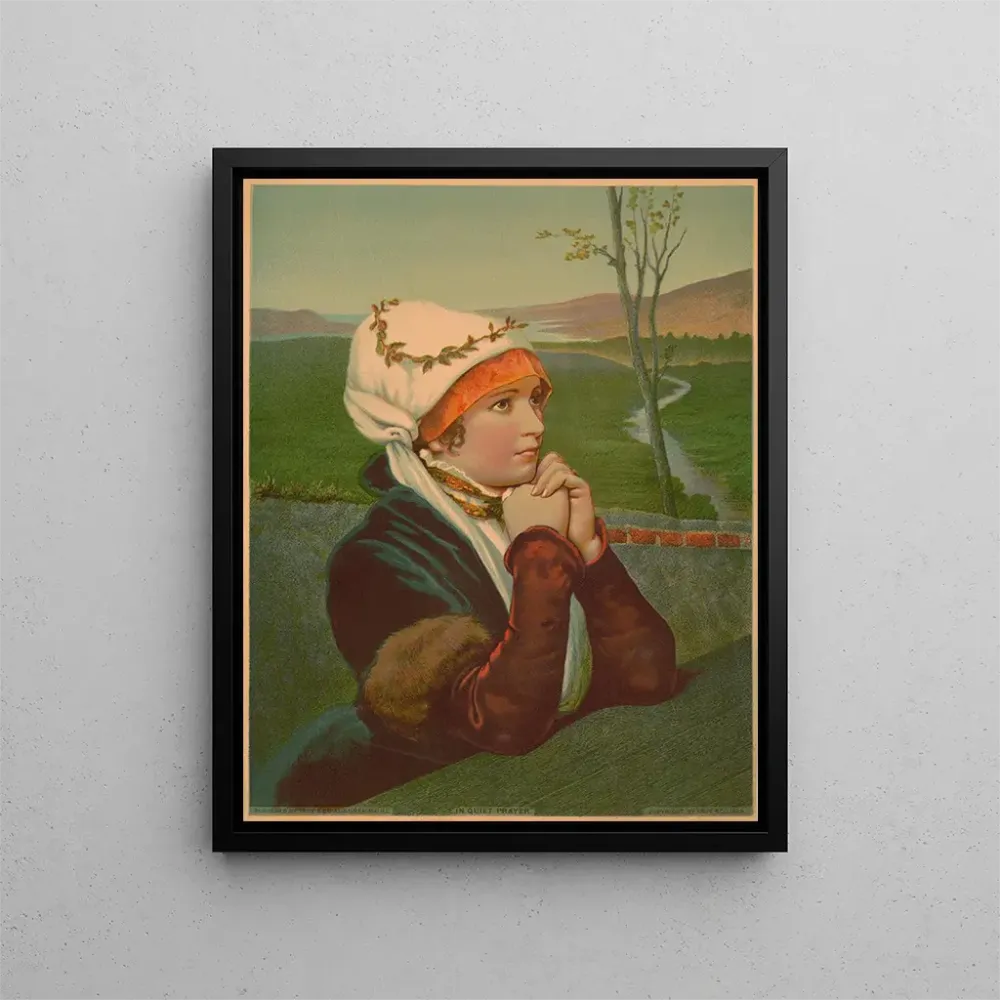 Gemälde der stillen Gebetsstunde - True Co | Kunstdruck