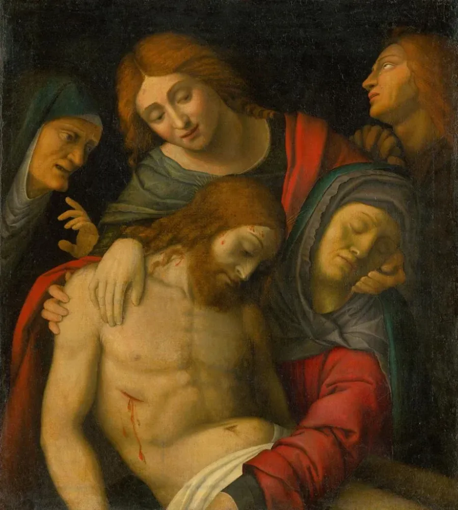 Gemälde Der Trauer Christi - Nach Giovanni Francesco Caroto | Kunstdruck