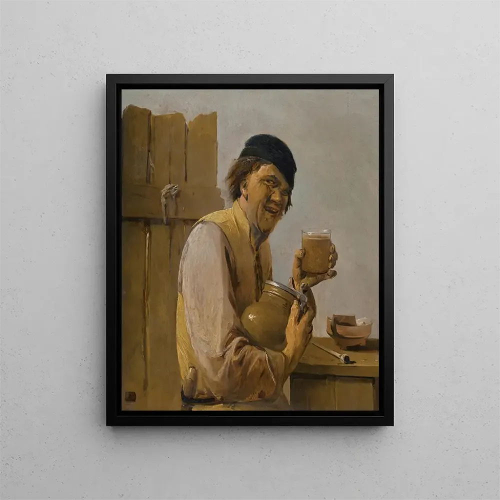 Gemälde Der Trinkende - Abraham Diepraam | Kunstdruck