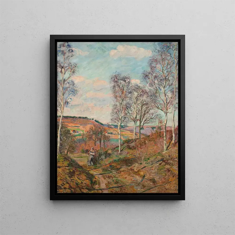 Gemälde Der Weg ins Tal - Armand Guillaumin | Kunstdruck