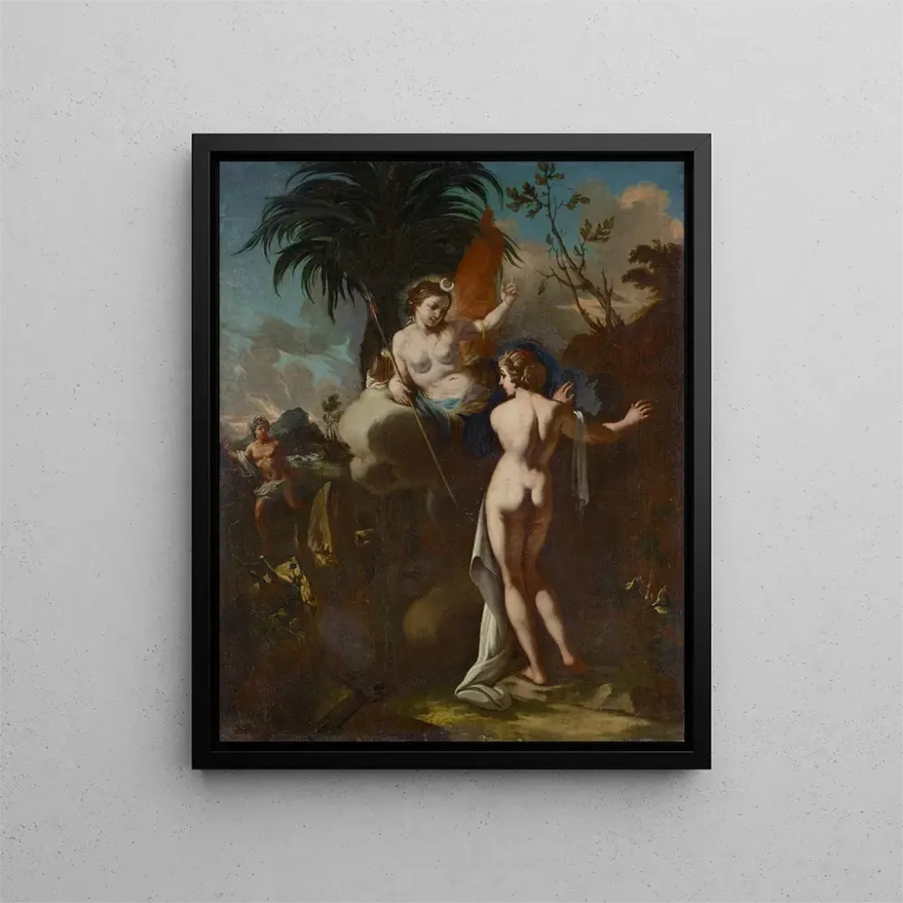 Gemälde Diane und Actéon - Anonym | Kunstdruck