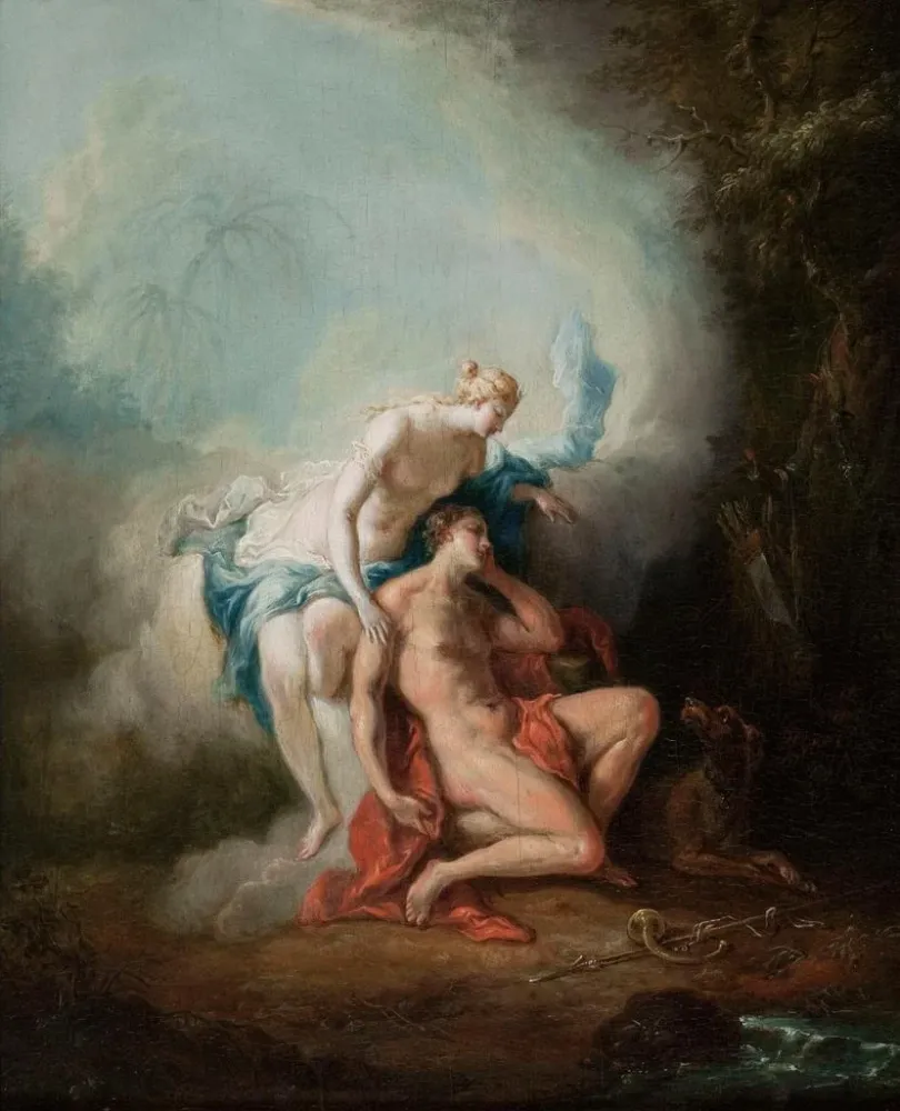 Gemälde Diane und Endymion - Anonym | Kunstdruck