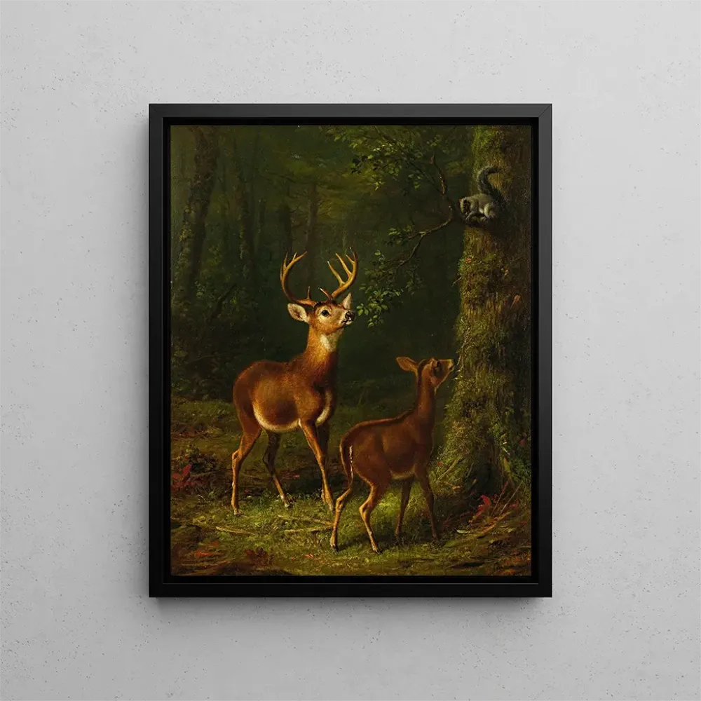 Gemälde Die Adirondack-Wald - Arthur Fitzwilliam Tait | Kunstdruck