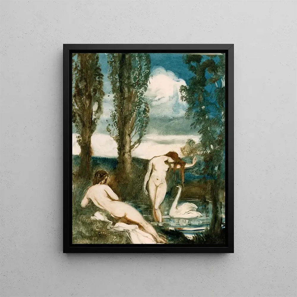 Gemälde Die Badenden - Albert Sterner | Kunstdruck