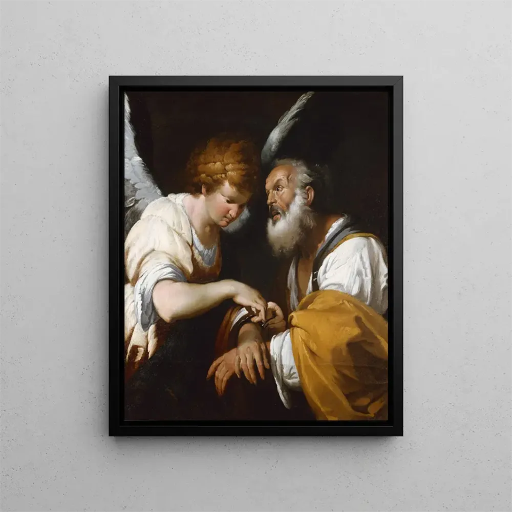 Gemälde Die Befreiung des heiligen Petrus - Bernardo Strozzi | Kunstdruck
