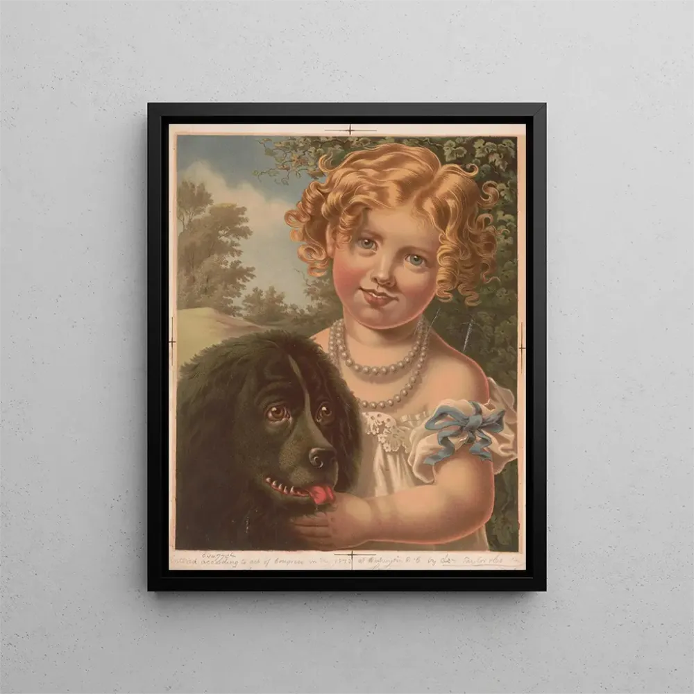 Gemälde Die beiden Haustiere - Taylor Co | Kunstdruck