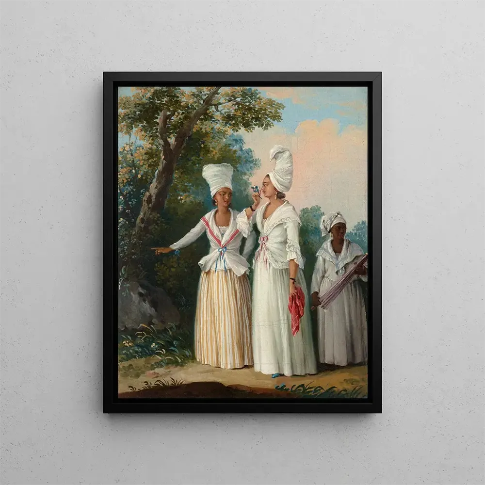 Gemälde Die Brautjungfern der Dominique - Agostino Brunias | Kunstdruck