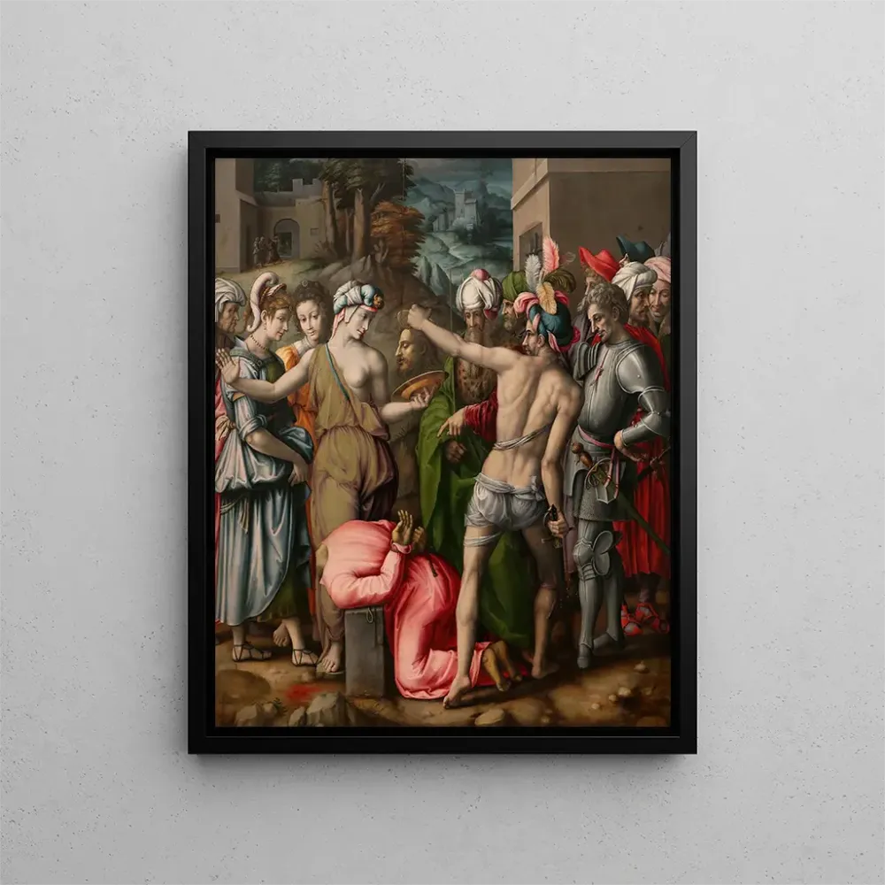 Gemälde Die Enthauptung Johannes des Täufers - Bacchiacca | Kunstdruck