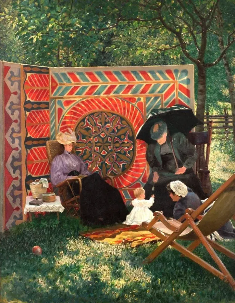 Gemälde Die Familie des Malers - Henry Brokman | Kunstdruck