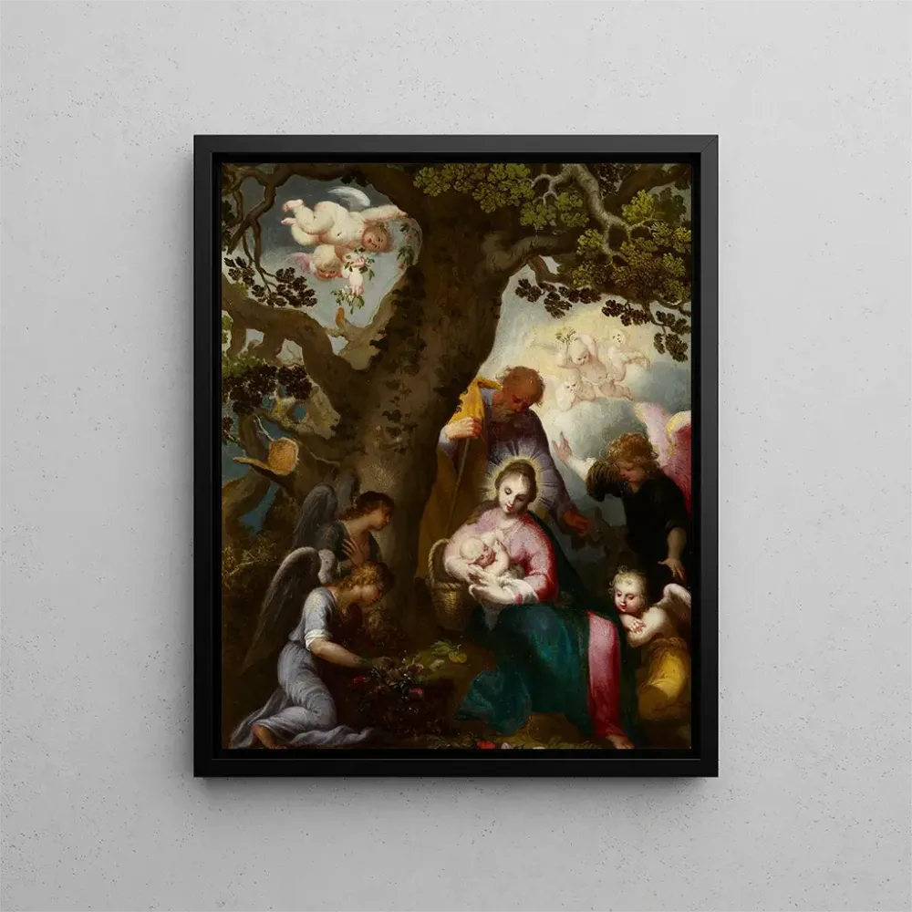 Gemälde Die Flucht nach Ägypten - Abraham Bloemaert