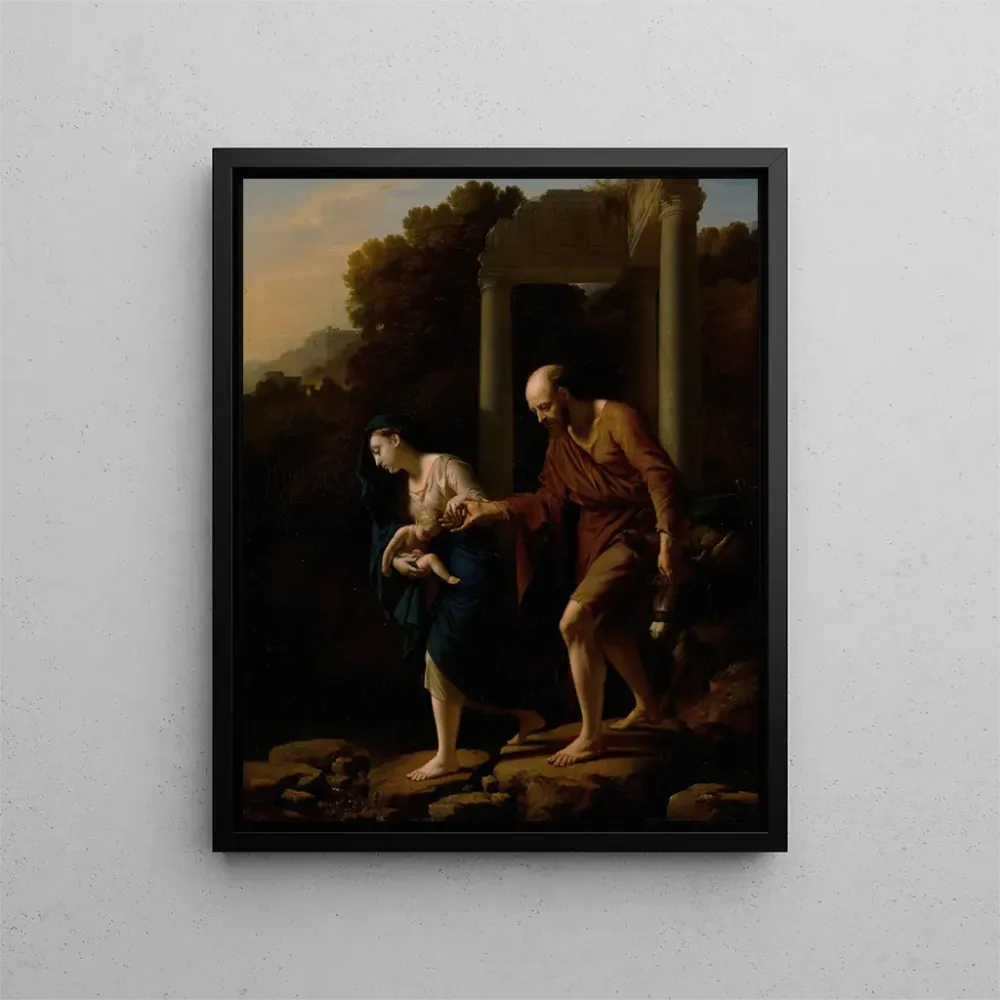 Gemälde Die Flucht nach Ägypten - Adriaen van der Werff | Kunstdruck
