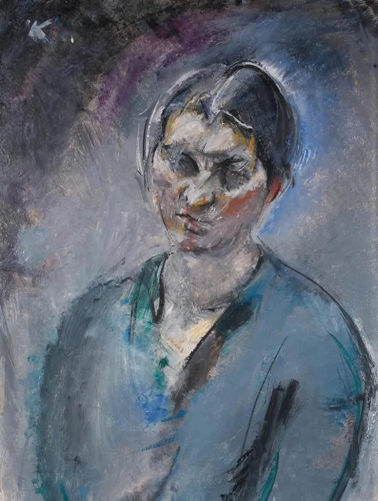 Gemälde Die Frau des Künstlers - Anton Kolig