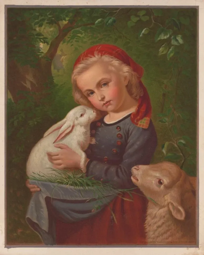 Gemälde Die Haustiere - Edmund Foerster Co | Kunstdruck