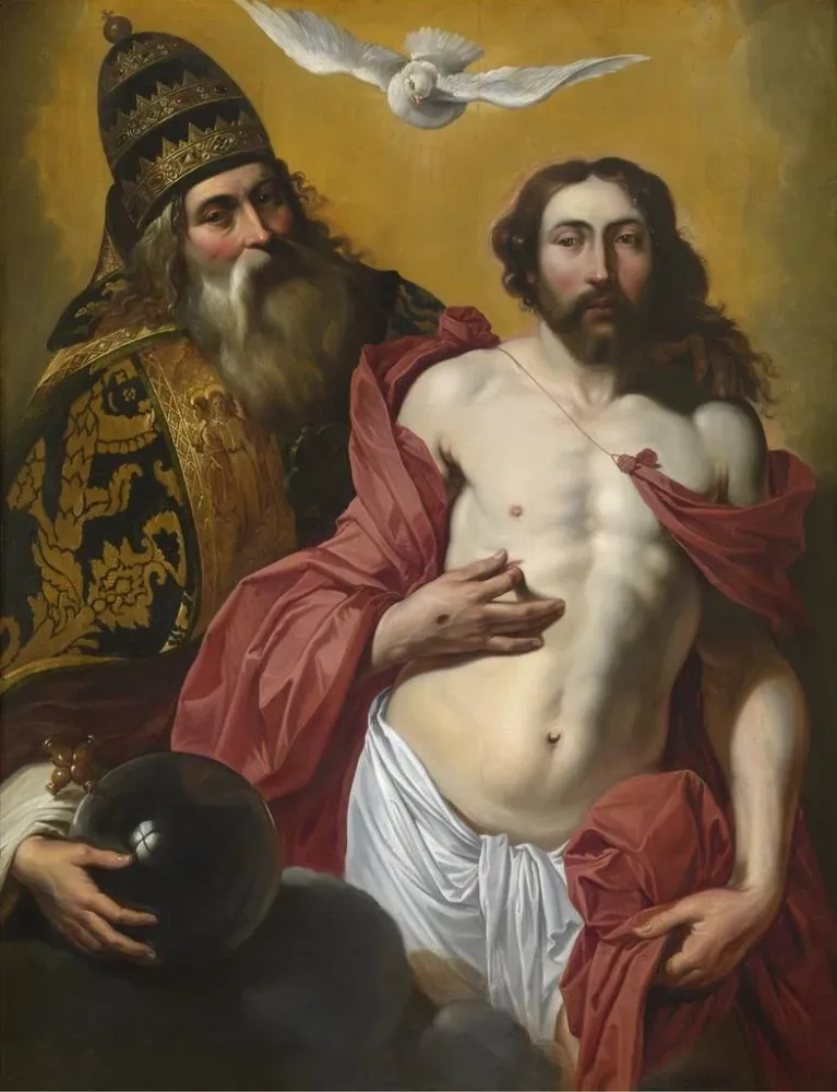 Gemälde Die Heilige Dreifaltigkeit - Artus Wolffort | Kunstdruck