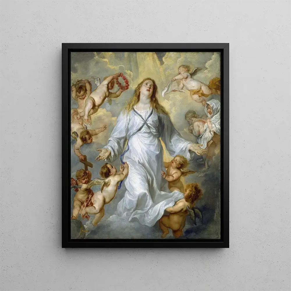 Gemälde Die Jungfrau als Fürsprecherin - Antoine van Dyck | Kunstdruck
