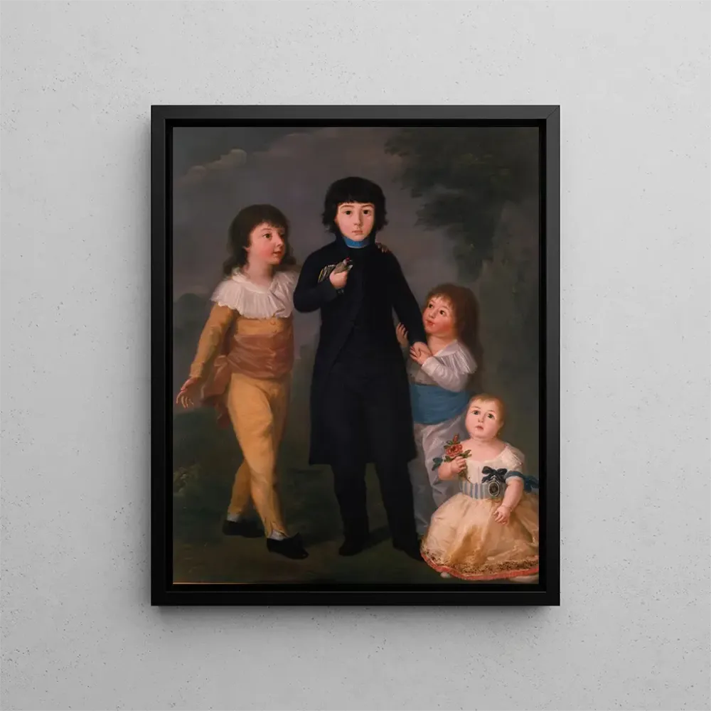Gemälde Die Kinder - Agustín Esteve y Marqués | Kunstdruck