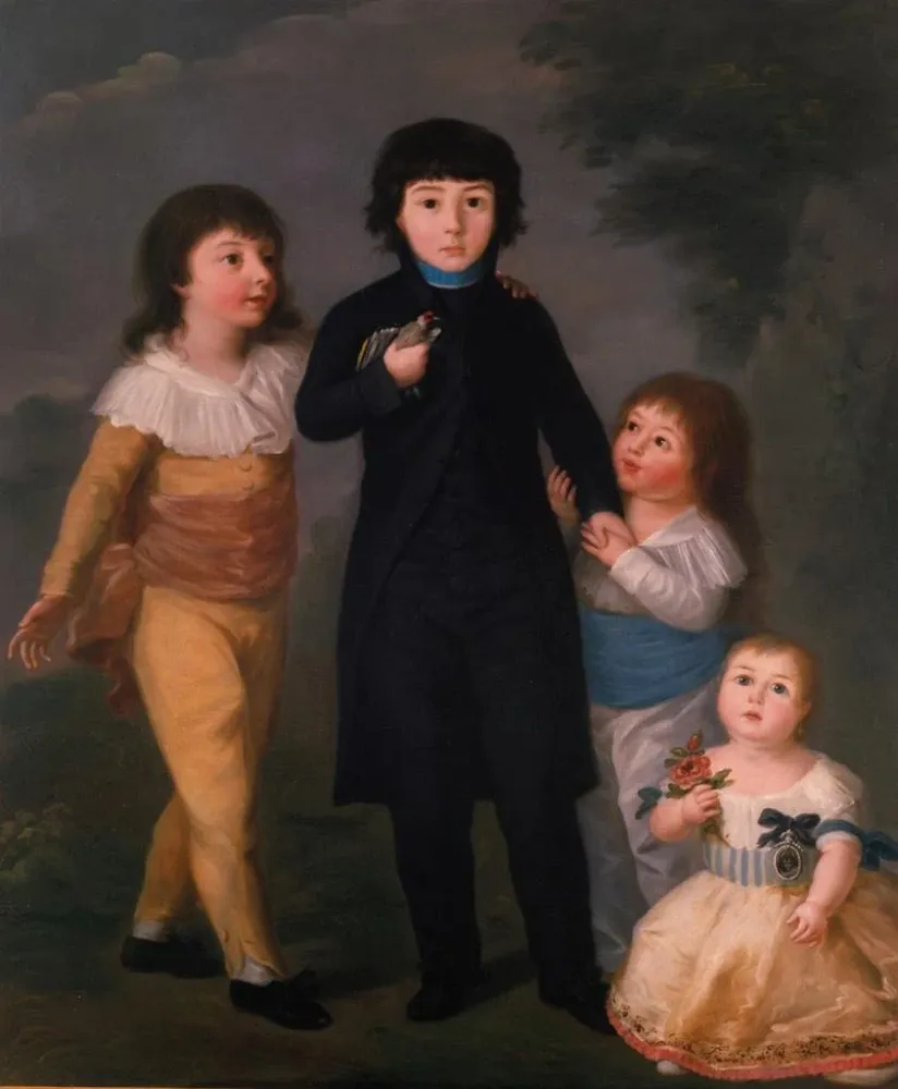 Gemälde Die Kinder - Agustín Esteve y Marqués | Kunstdruck