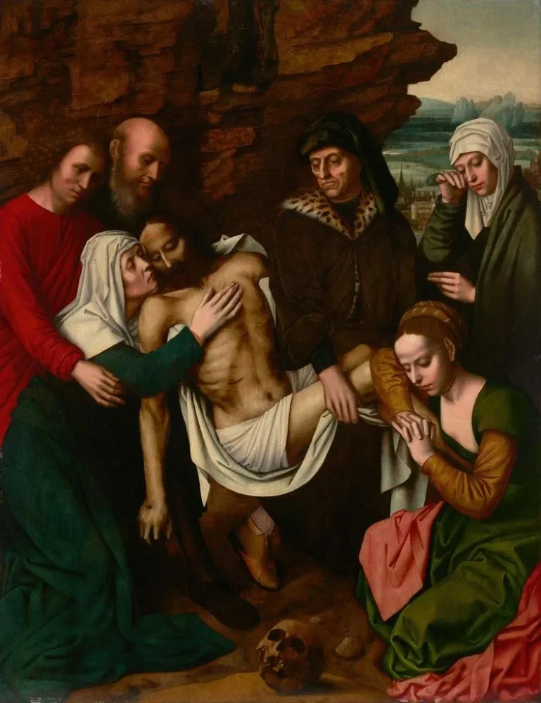 Gemälde Die Klage - Ambrosius Benson | Kunstdruck