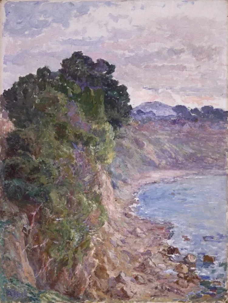 Gemälde Die Klippenküste von Sanary - Anna Boch | Kunstdruck