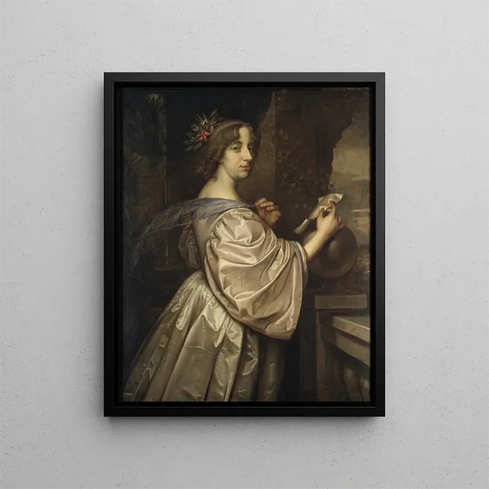 Gemälde Die Königin Christine von Schweden - David Beck | Kunstdruck