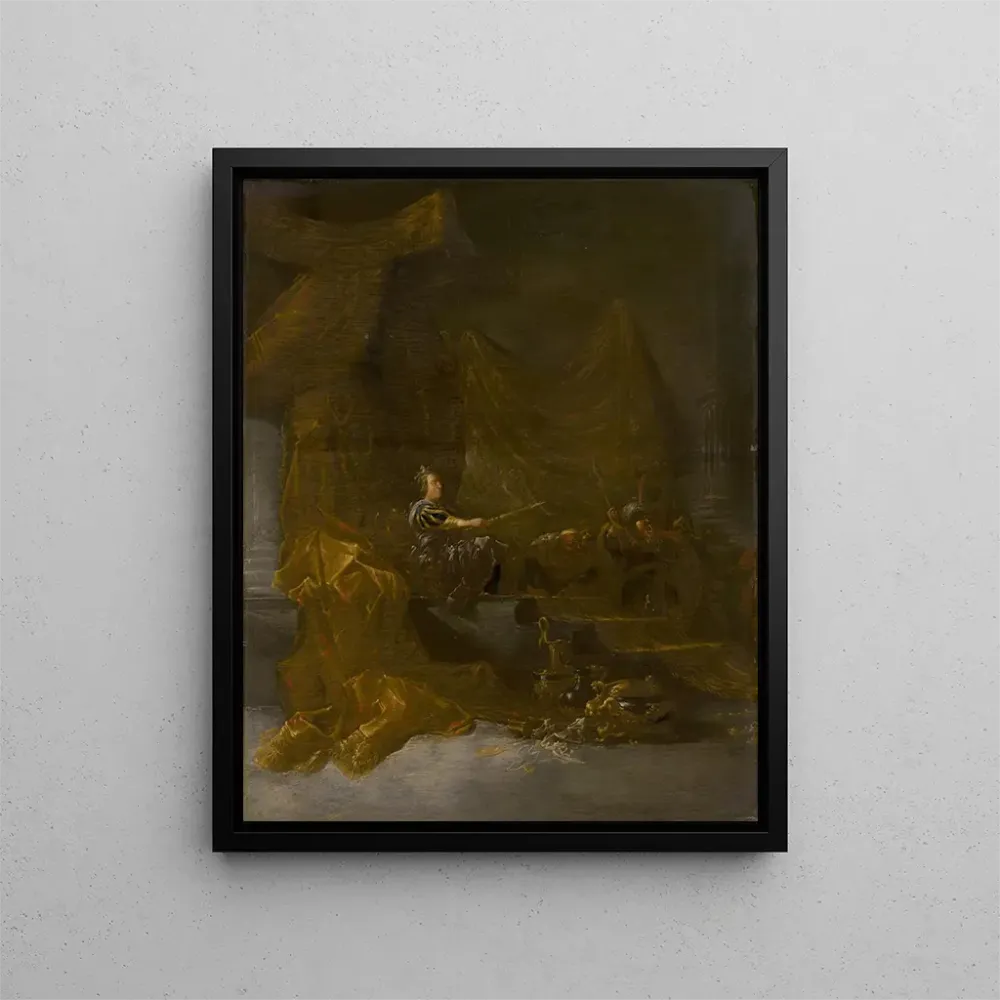 Gemälde Die Königin von Saba vor Salomo - Anonym | Kunstdruck