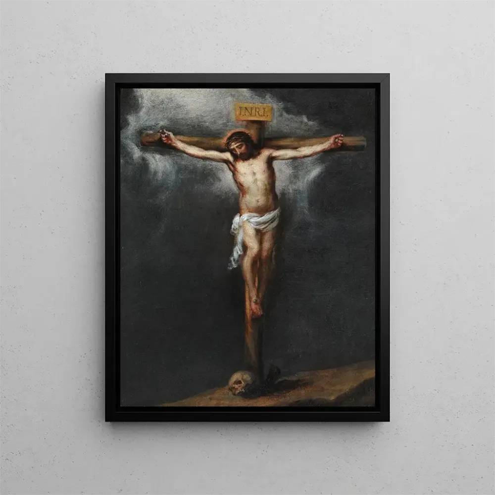 Gemälde Die Kreuzigung - Bartolomé Esteban Murillo | Kunstdruck