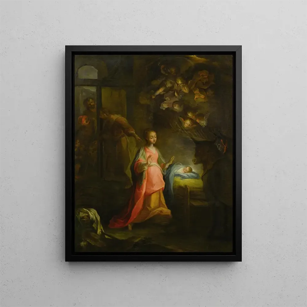 Gemälde Die Krippe - Nach Federico Barocci