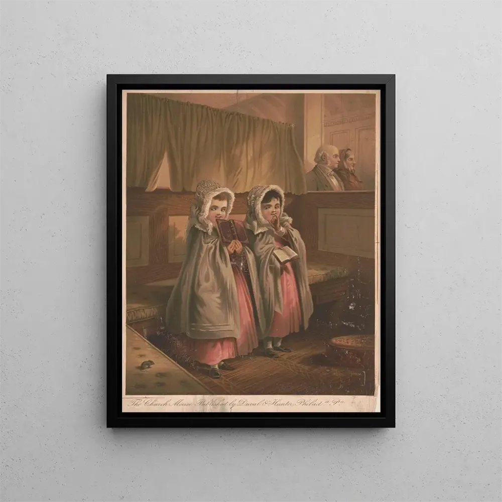 Gemälde Die Maus der Kirche - Anonym | Kunstdruck