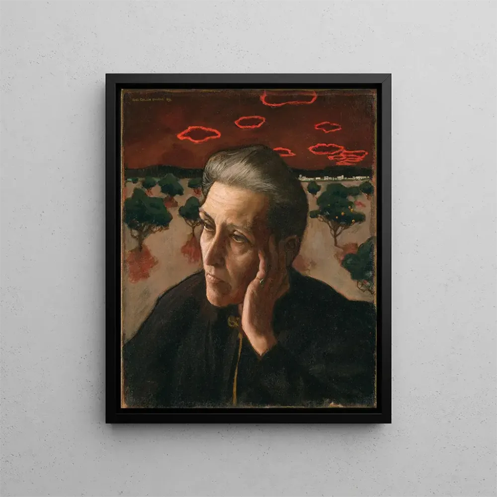 Gemälde Die Mutter der Künstler - Akseli Gallen-Kallela | Kunstdruck