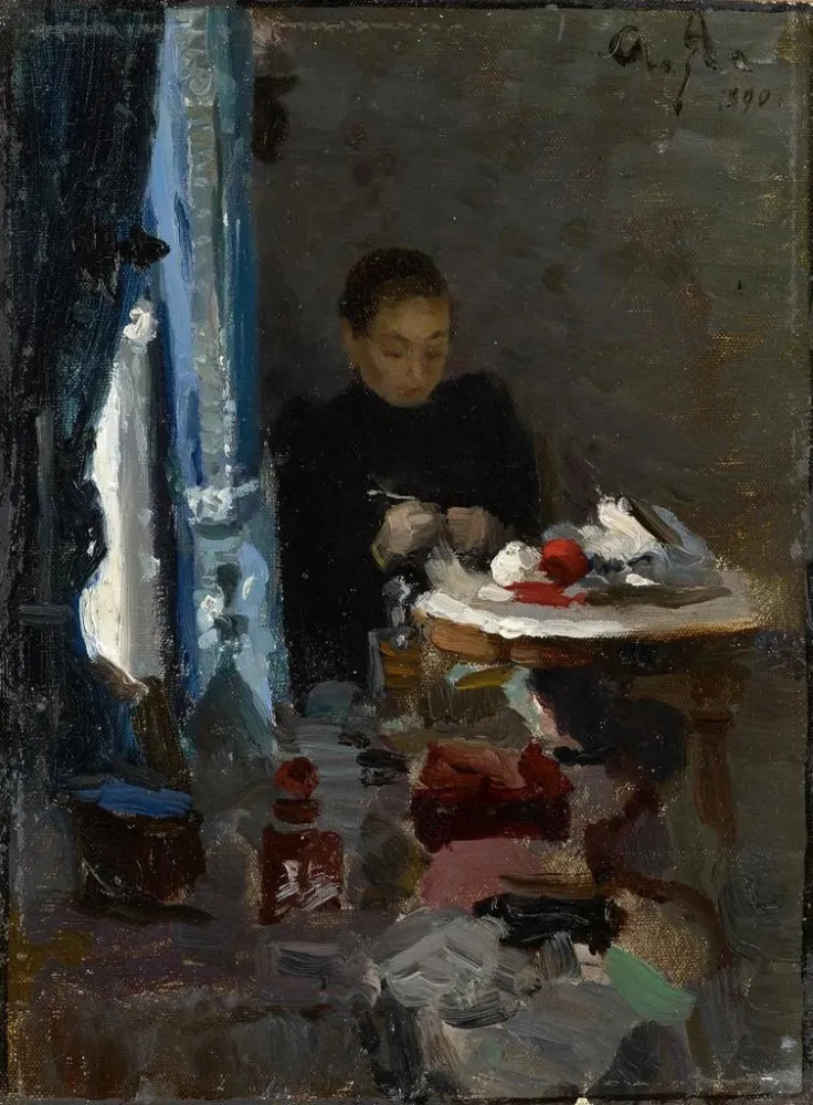 Gemälde Die Mutter der Künstler - Alexej von Jawlensky | Kunstdruck