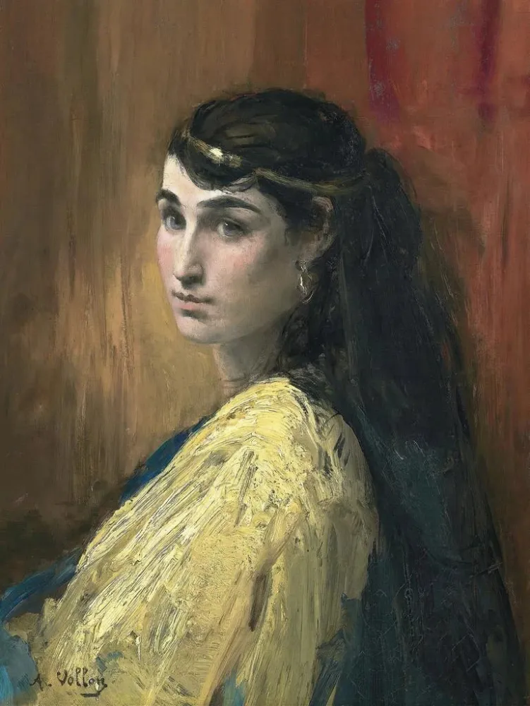 Gemälde Die orientalische Schönheit - Antoine Vollon | Kunstdruck