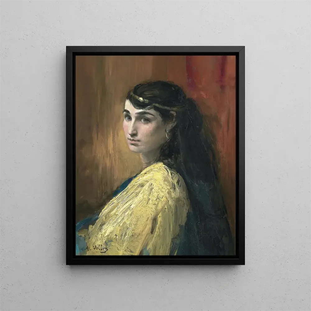 Gemälde Die orientalische Schönheit - Antoine Vollon | Kunstdruck