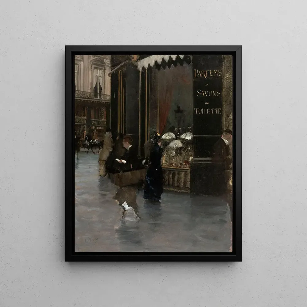 Gemälde Die Parfümerie - Giuseppe de Nittis | Kunstdruck