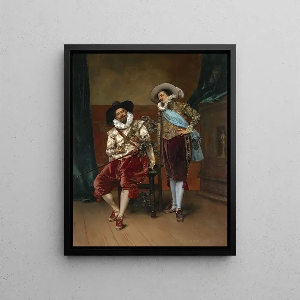 Gemälde Die Reiter - Adolphe Alexandre Lesrel | Kunstdruck