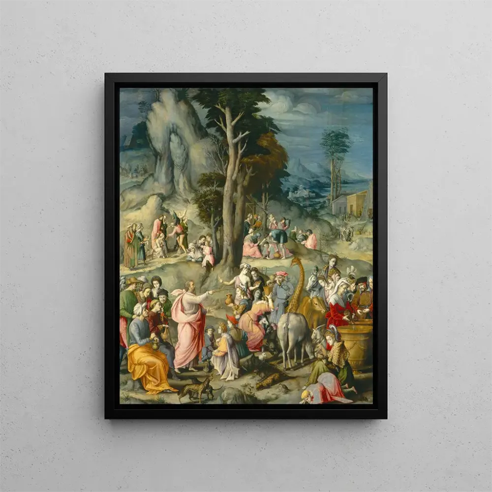 Gemälde Die Sammlung der Manna - Bacchiacca | Kunstdruck